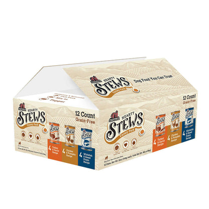 Hearty Canned Dog Stew – Variety Pack (Beef, Lamb & Carrot)