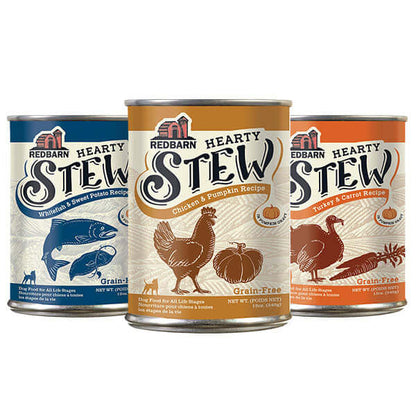 Hearty Canned Dog Stew – Variety Pack (Beef, Lamb & Carrot)